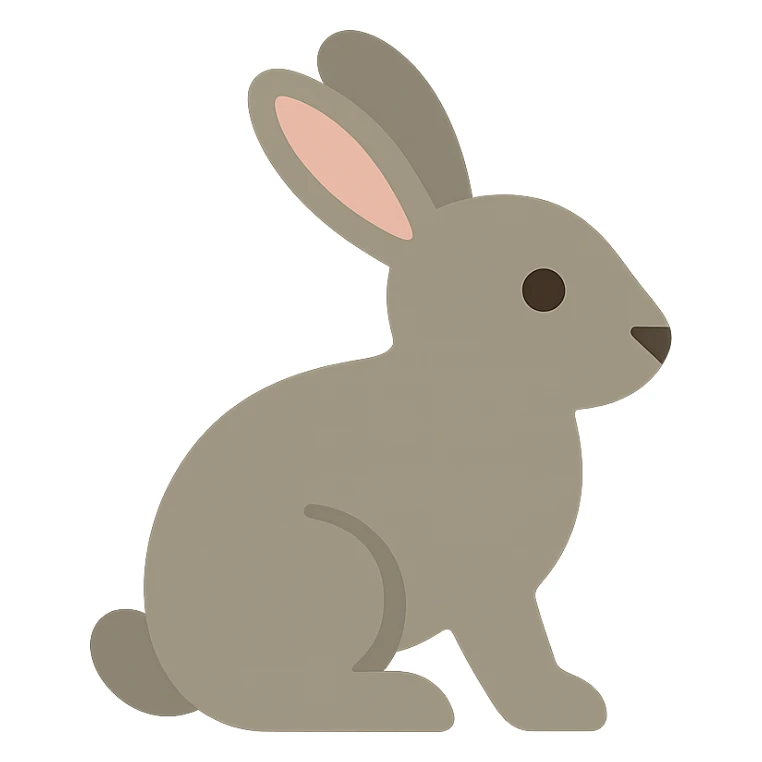 Rabbit sticker