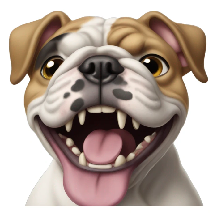 Asheville bulldog cheering sticker