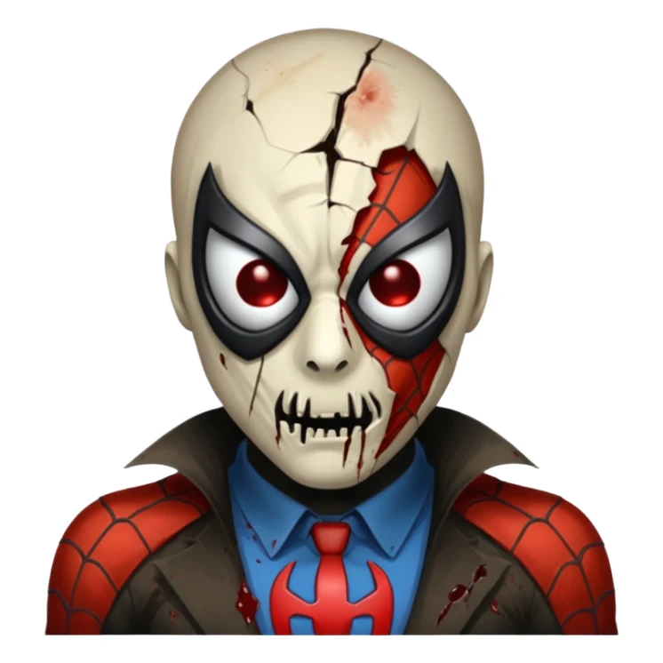 HOMEM ARANHA ZUMBI ROSTO sticker