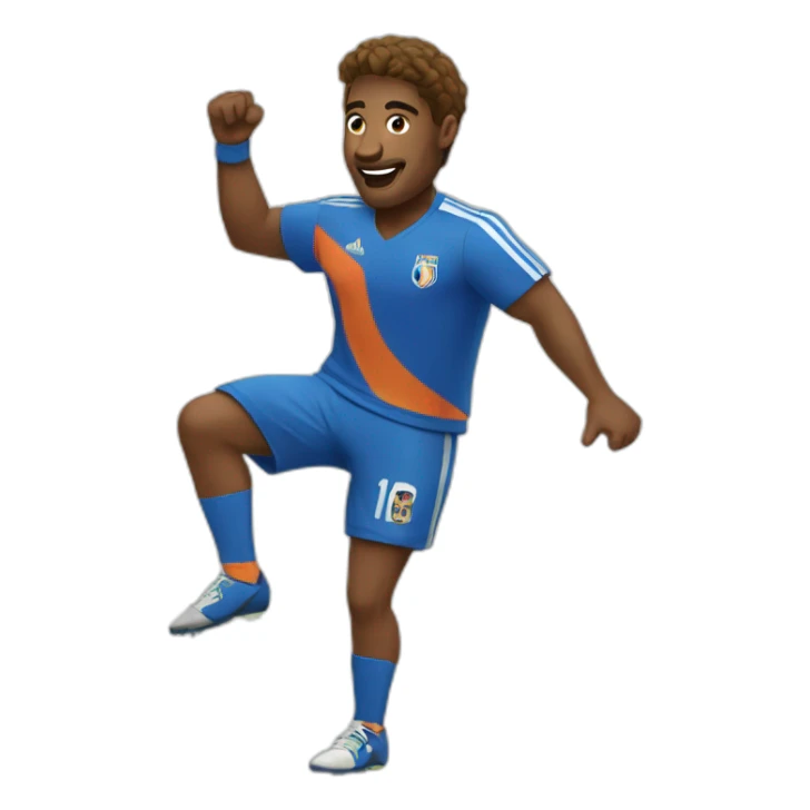 Futbolista bailando sticker