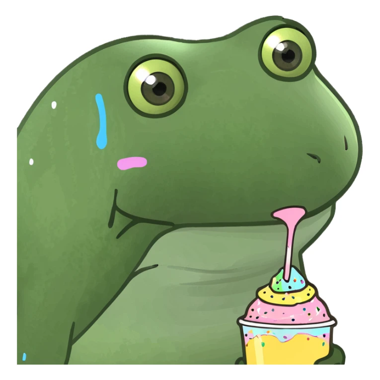 stack of pancakes with pastel rainbow star sprinkles and syrup sticker