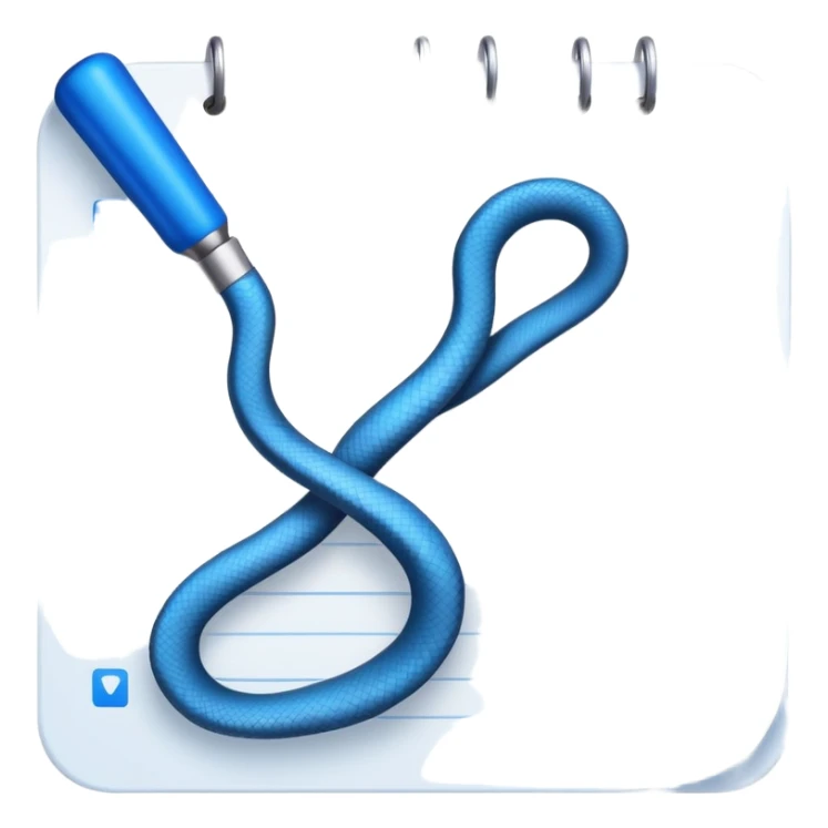 long curling to-do list paper looping up and down like a snake with tiny checkboxes fading into the distance sticker