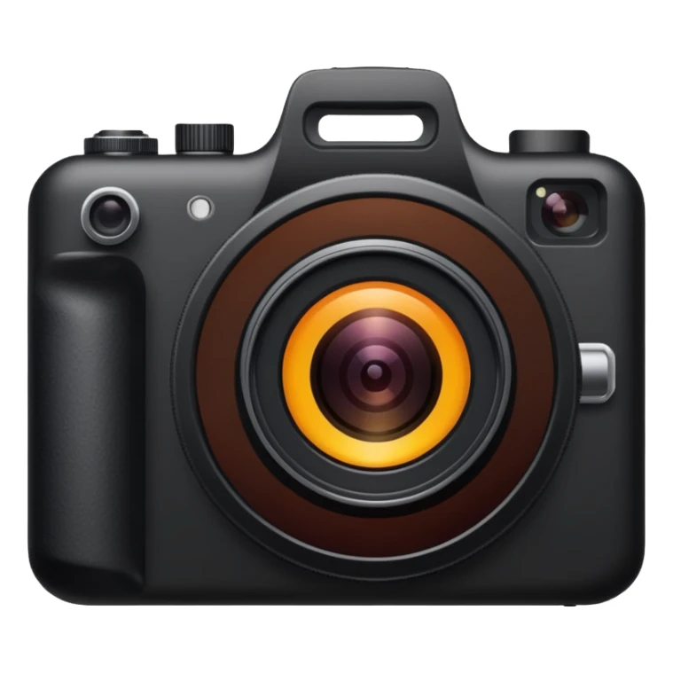 Appareil photo noir  sticker