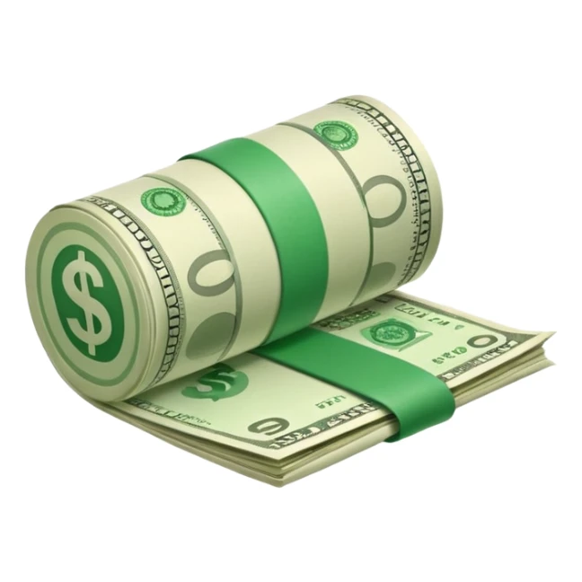 Money that is like a tube sticker