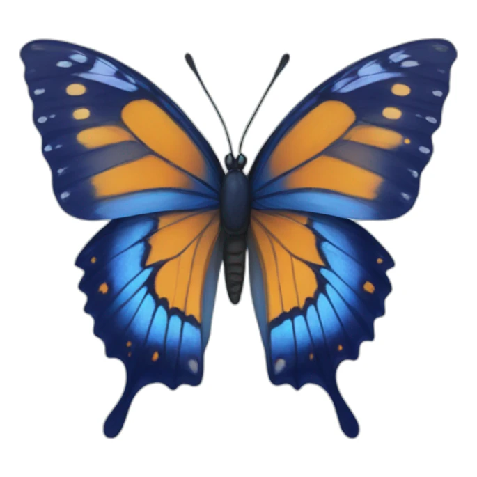 indigo-butterfly sticker