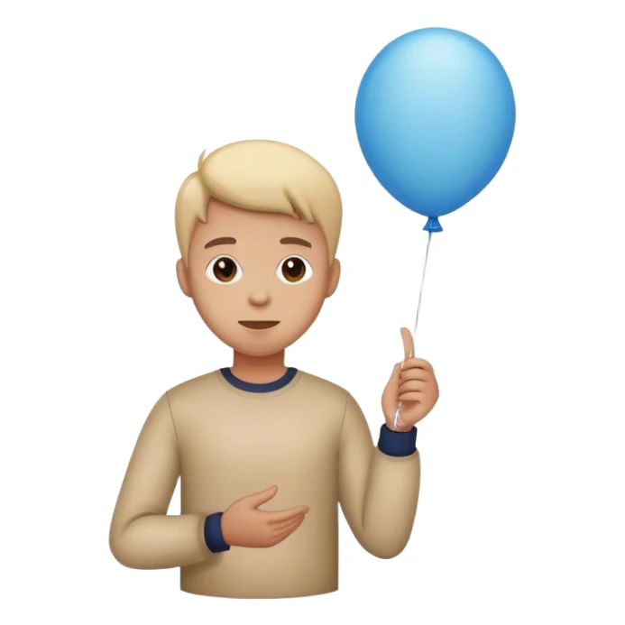 I knew you were written on a balloon sticker