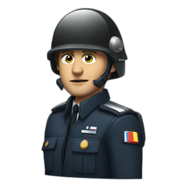 macron-riot-police sticker
