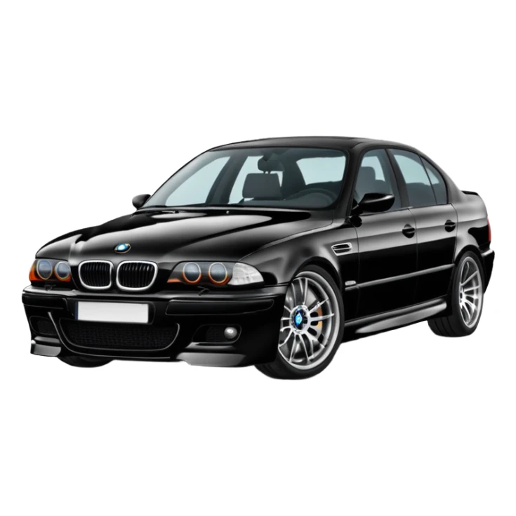 BMW M5 E39 Color Black sticker