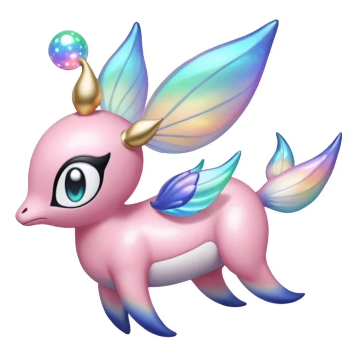 Meloetta-Kirby-Cresselia-Palkia-Fakémon-creature-hybrid sticker