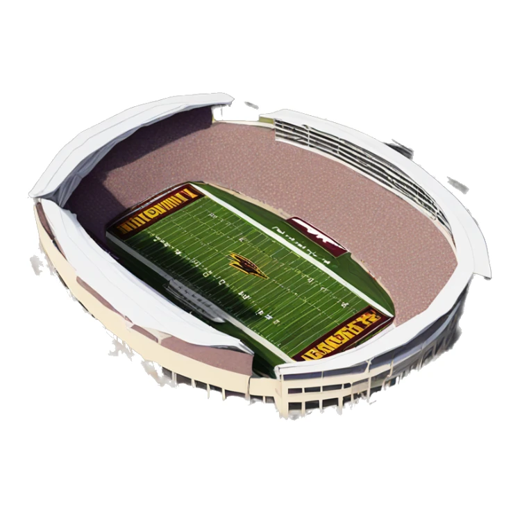 Arizona State Football Stadium sticker