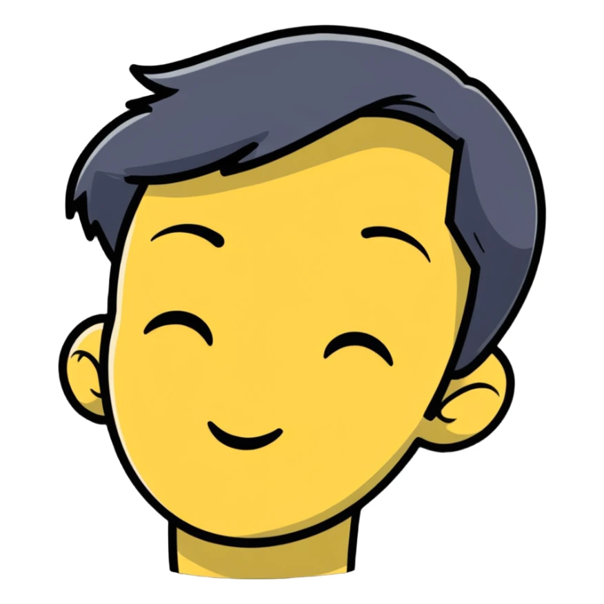 smirking face with hand on forehead sticker