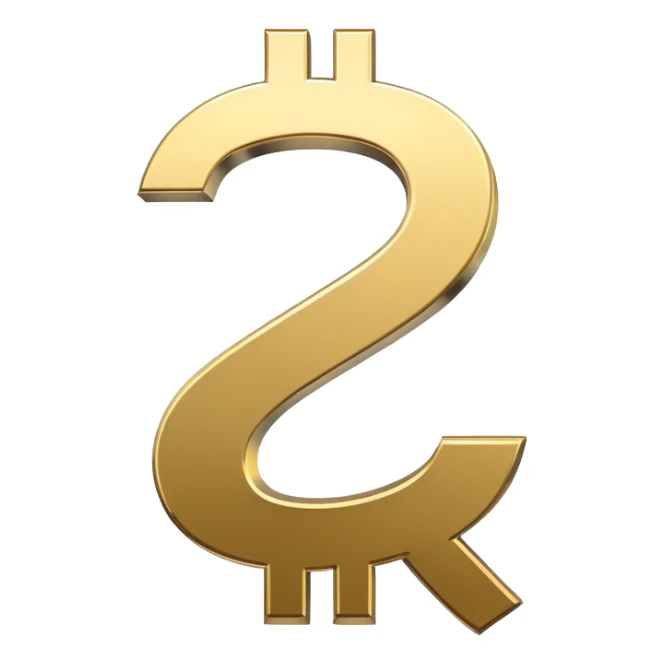 a dollar sign with a minus infront of it sticker