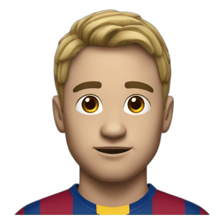 Down symdrome barcelona fc player sticker