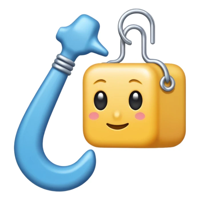 ein um 45 grad gedrehtes hell blauer qaudrat mit weißem checkhaken sticker