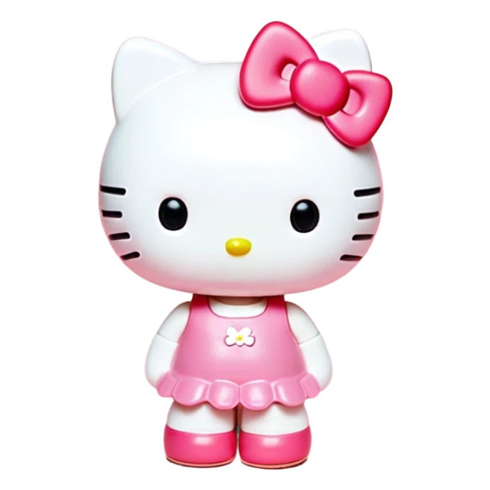 pls create hello kitty with different 6 skin tones....i want their skin tones to be hex codes #FFFFFF, #F0F0DC, #E0AC69, #C68642, #9E7158, and #604F45 sticker