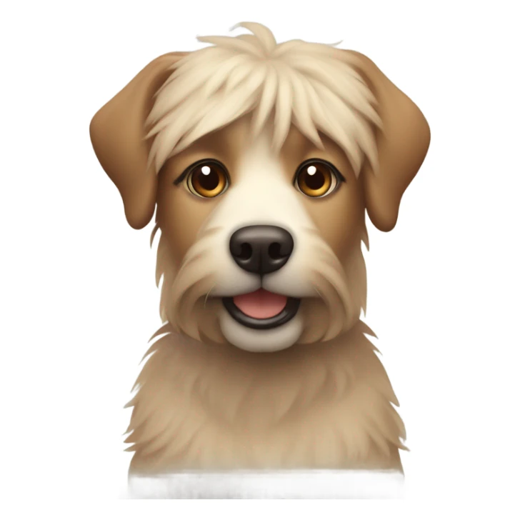 Chica bañada, blanca, flequillo y ojos marrone sticker