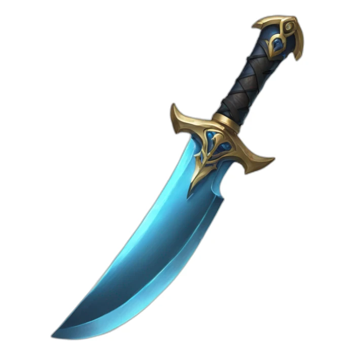 blade of god x - blue sticker