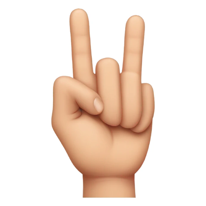 Los Angeles hand sign sticker