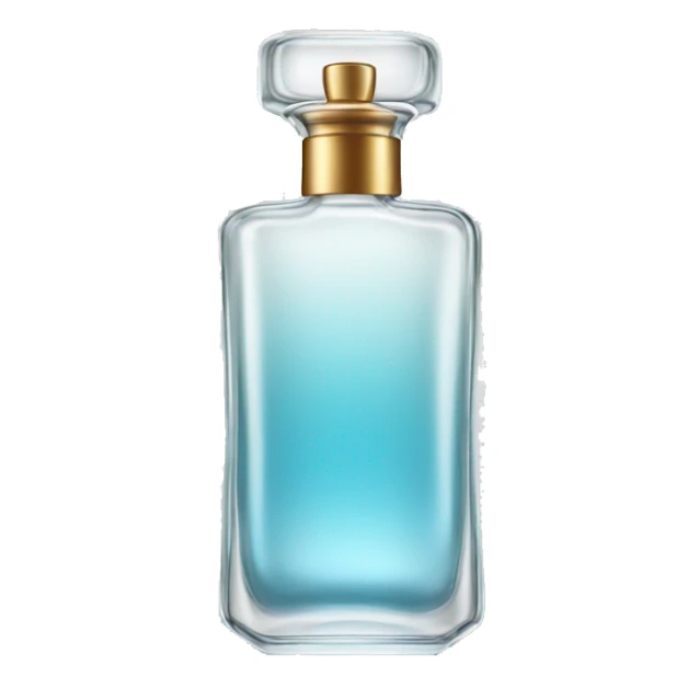 Perfume glass bottle  sticker