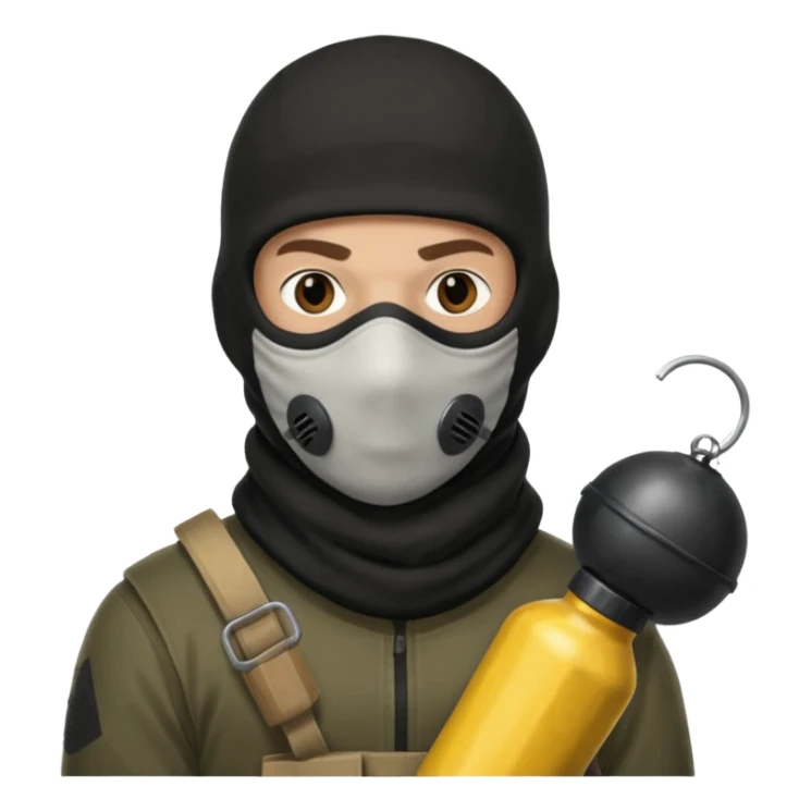Russel from F1 Mercedes Team as a terrorist from csgo sticker