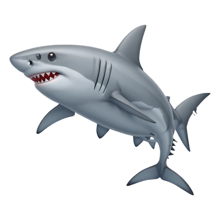 Add legs to the shark sticker