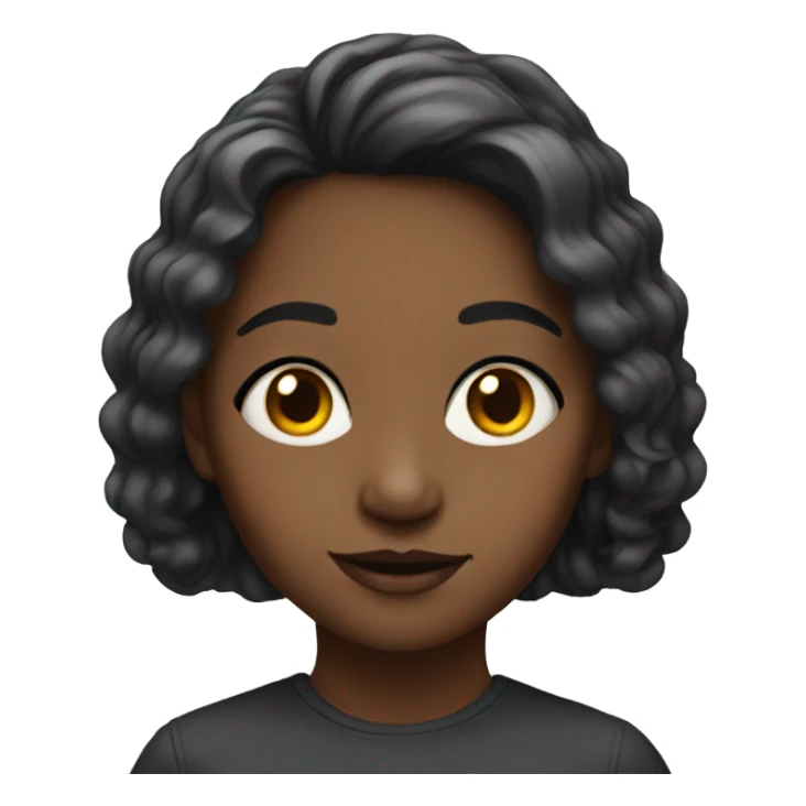 realistic portrait of a girl sticker