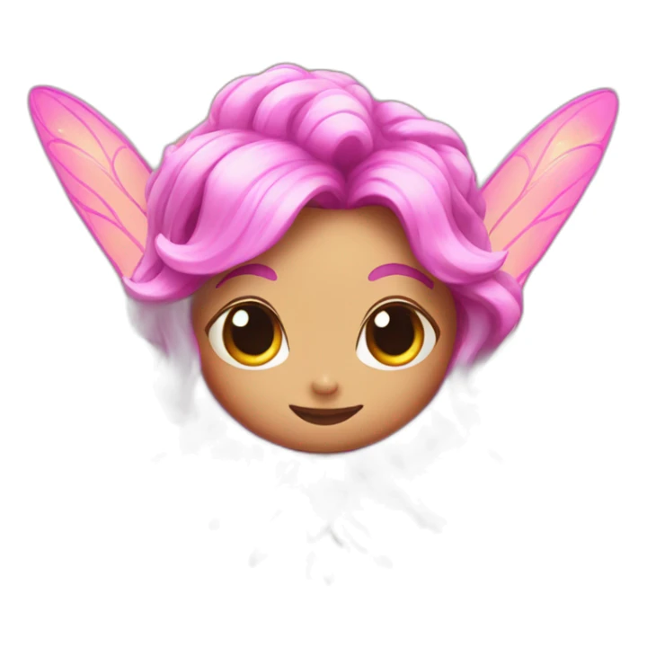 High fire fairy sticker