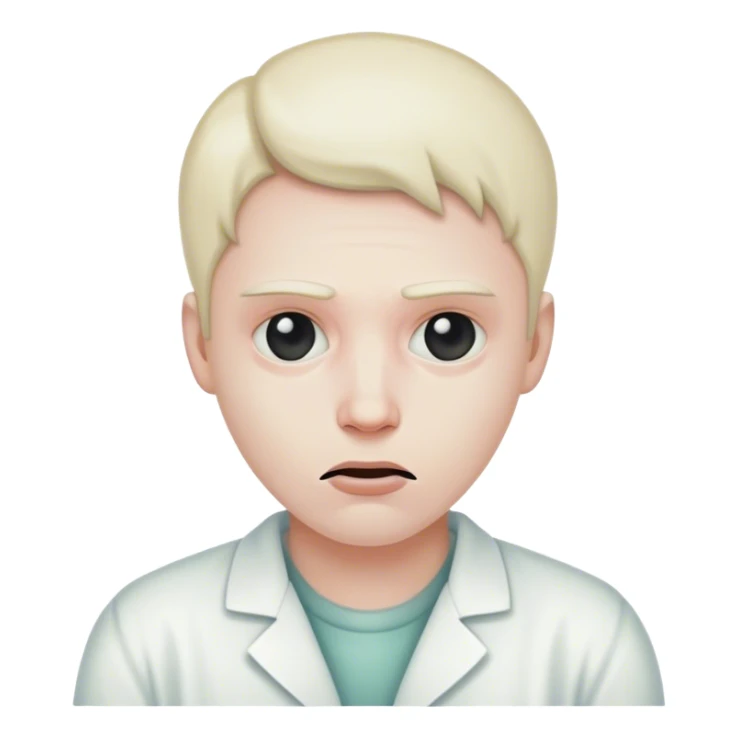 mental hospital patient sticker