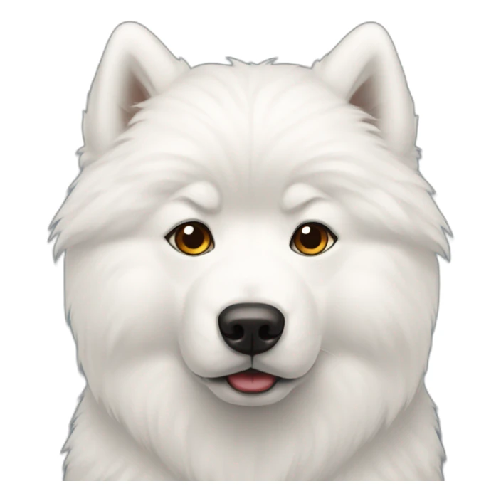 Sad samoyed sticker