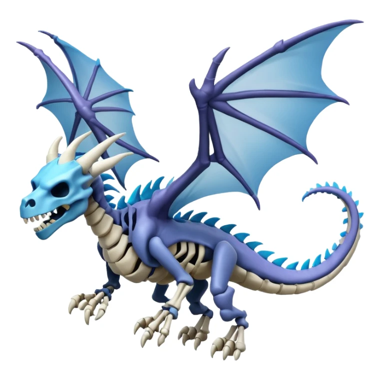 Emote de Dragones esqueleto de Clash royale sticker