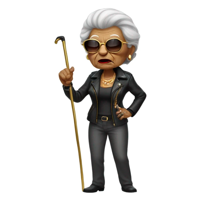 Gangster grandma sticker