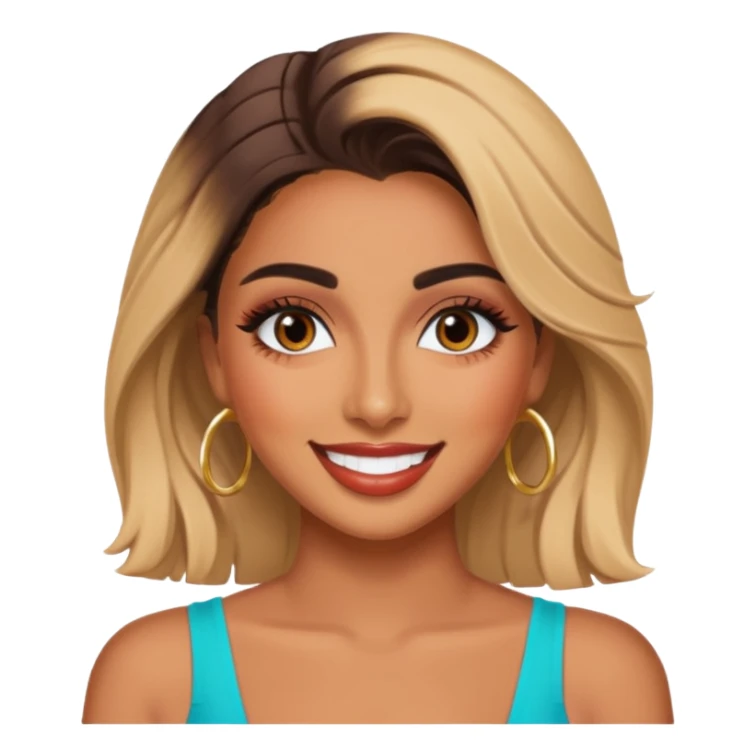 huda from love island crashout face  sticker