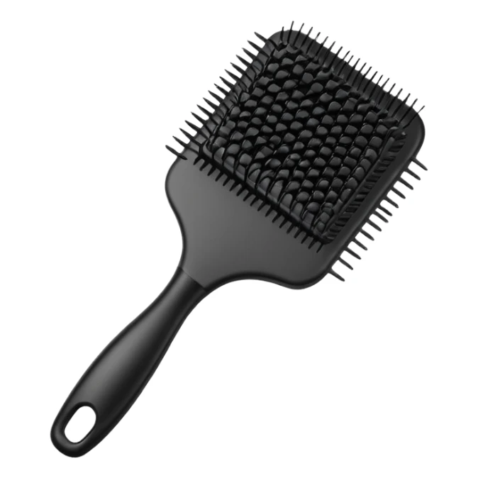 air cushion comb for hair with flexible bristles sticker