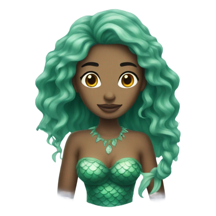 Sea swamp mermaid princess sticker