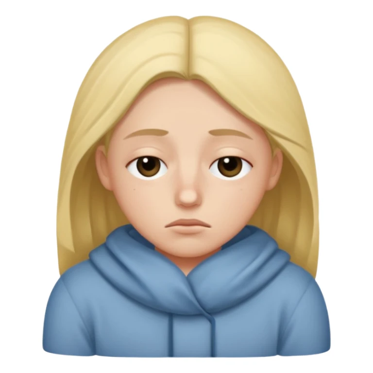 a sleepy and tired person sticker