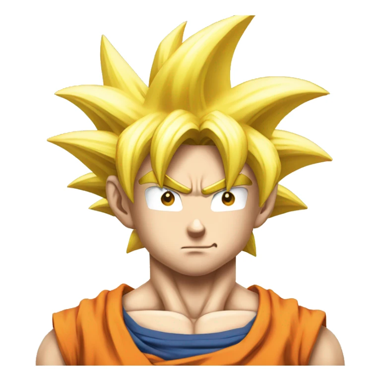 Goku avec un regard narcissique  sticker