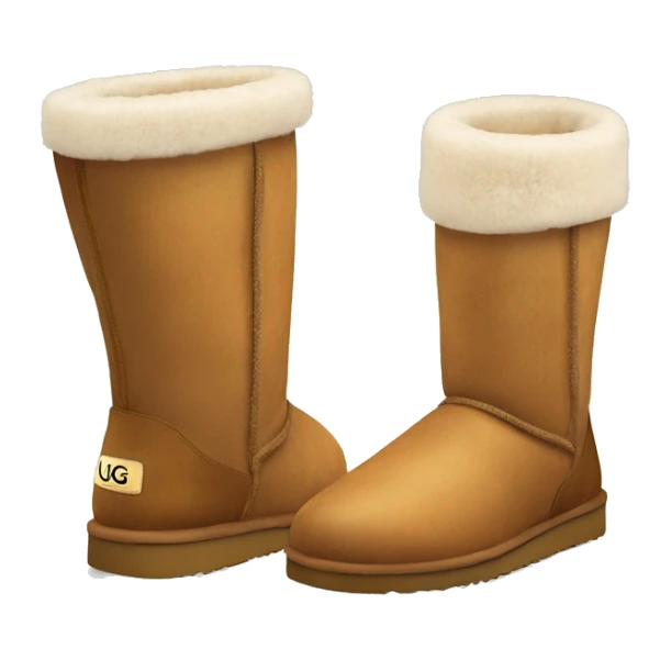 pair of ugg boots  sticker