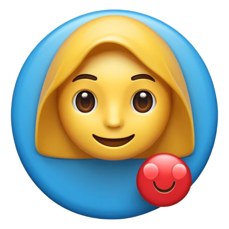 emoji de selo verificado do instagram, círculo azul, check branco no centro, estilo emoji oficial, fundo limpo, alta qualidade sticker