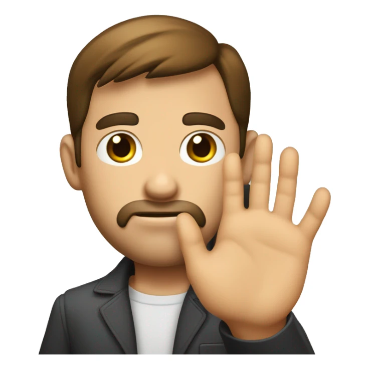 Un chico rubio con un embudo en la mano sticker