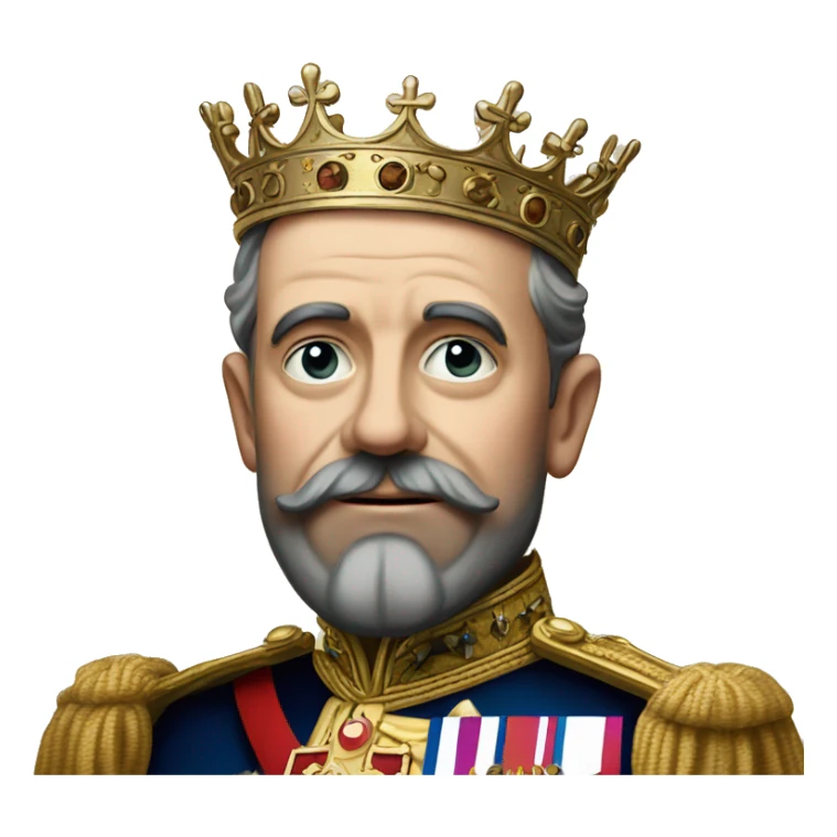 George V King of Britain sticker