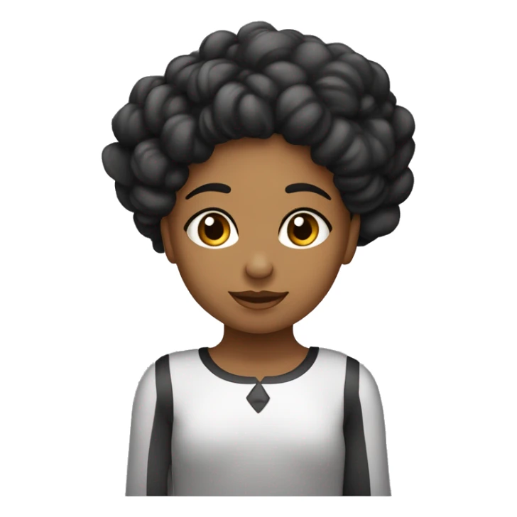 Duas meninas dormindo juntas lado a lado. Uma de cabelo cacheado morena e outra na cor branca, cabelo comprido liso na cor preta sticker