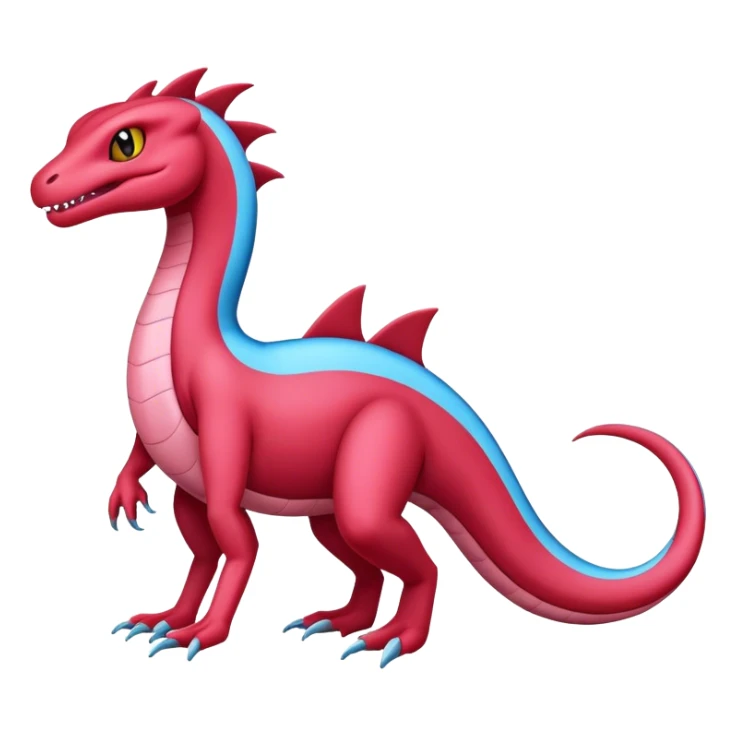 salamence-salazzle-hybrid, full body sticker