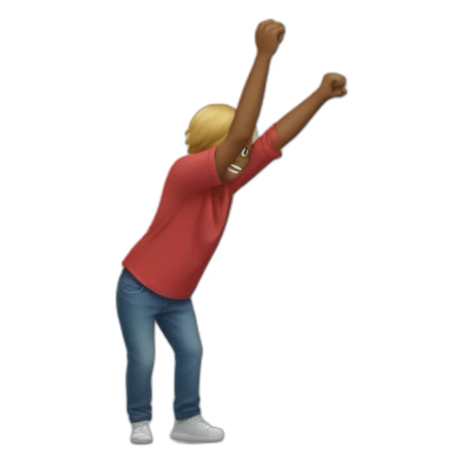 Emoji qui fait un DAB  sticker