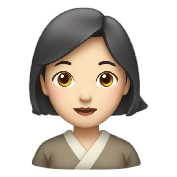 Japanese woman sticker