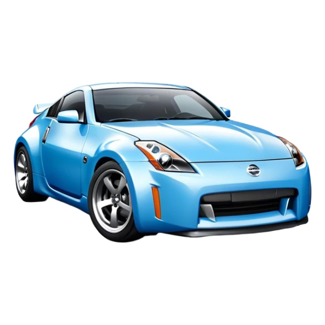 nissan 350z sky blue sticker