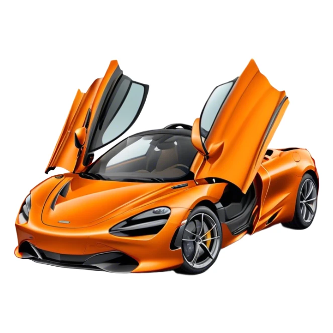 McLaren 720S - McLaren (Model Year: 2021) (Iconic colour: Orange) sticker