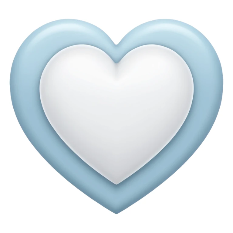 I want a white heart in heart a H sticker