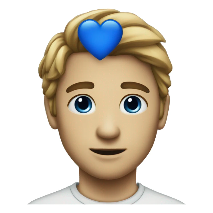 dark blue heart sticker