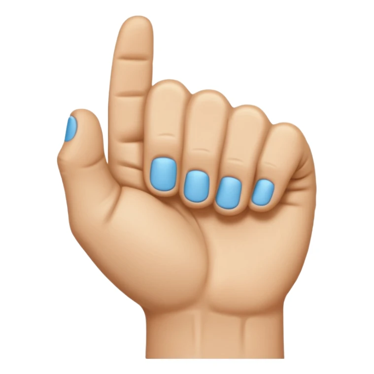 rear of veiny fist backview sticker