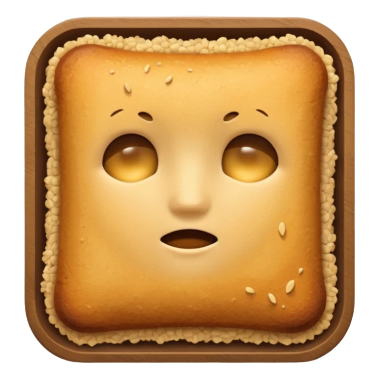 Make an emoji of just breadcrumbs  sticker